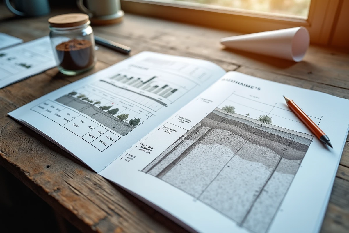 Rapport d'étude géotechnique avec diagrammes et estimation de coût pour une extension de maison