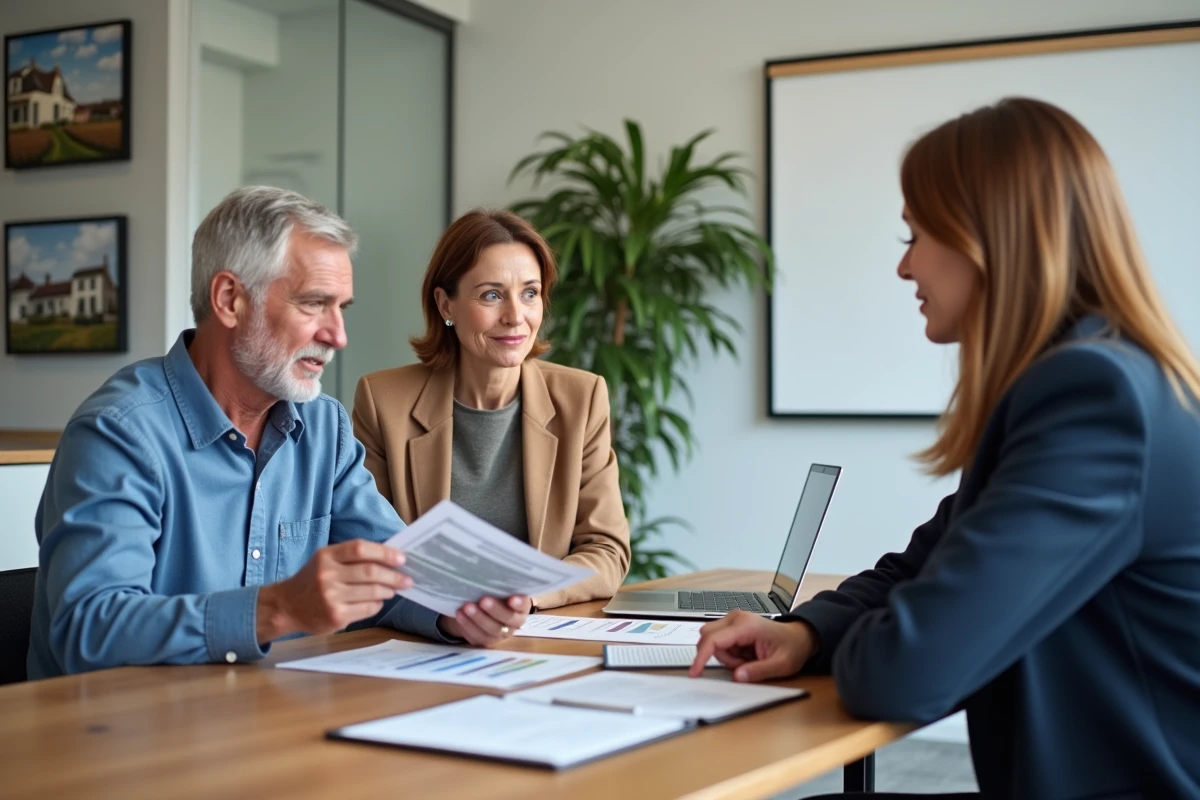 Réunion entre propriétaires de gîte et conseiller pour comprendre le dispositif Prop Itea