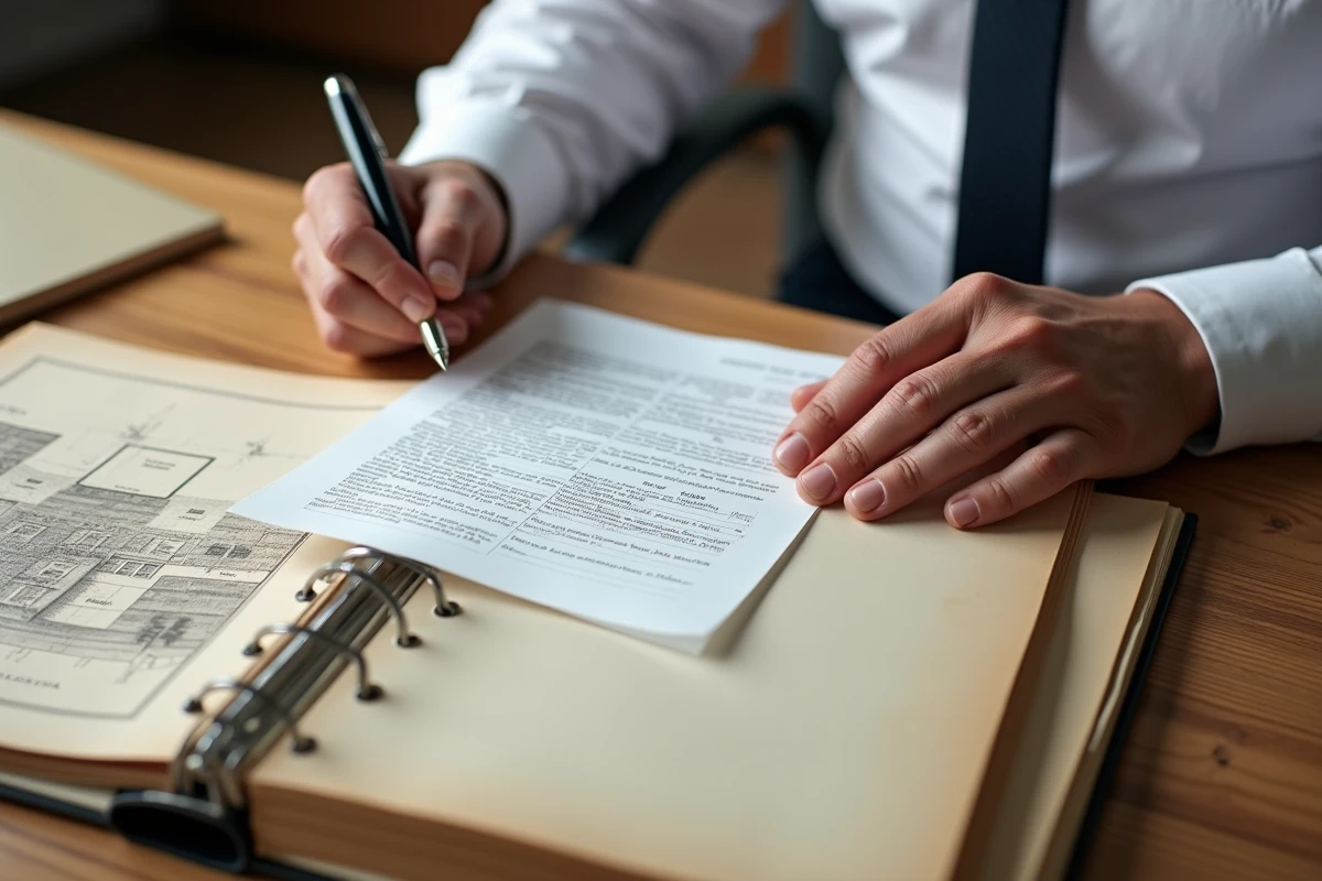 Signature de documents officiels d'attribution de logement par un cadre dirigeant, illustrant l'historique administratif du dispositif CIL